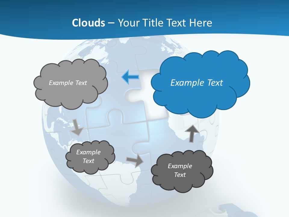 Organized Playing Puzzle PowerPoint Template