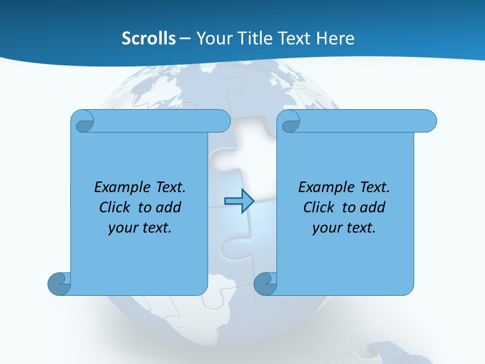 Organized Playing Puzzle PowerPoint Template