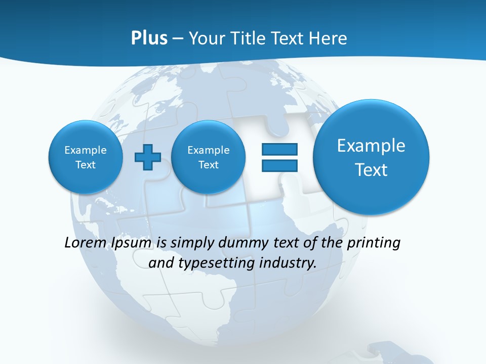 Organized Playing Puzzle PowerPoint Template