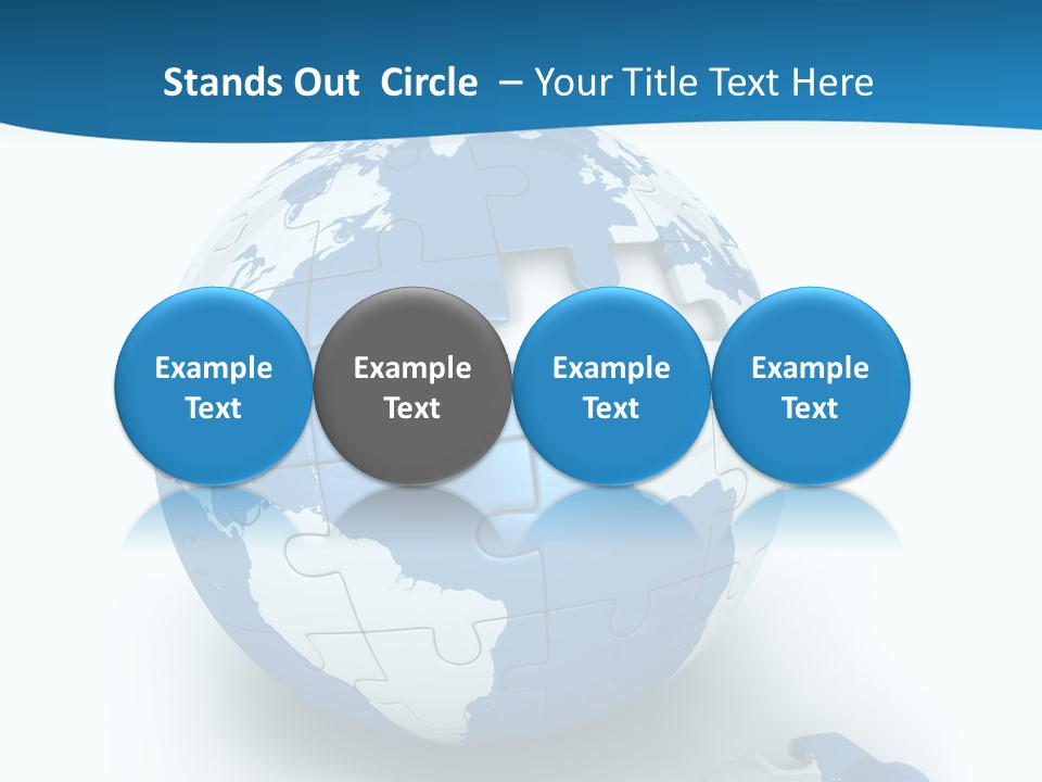 Organized Playing Puzzle PowerPoint Template