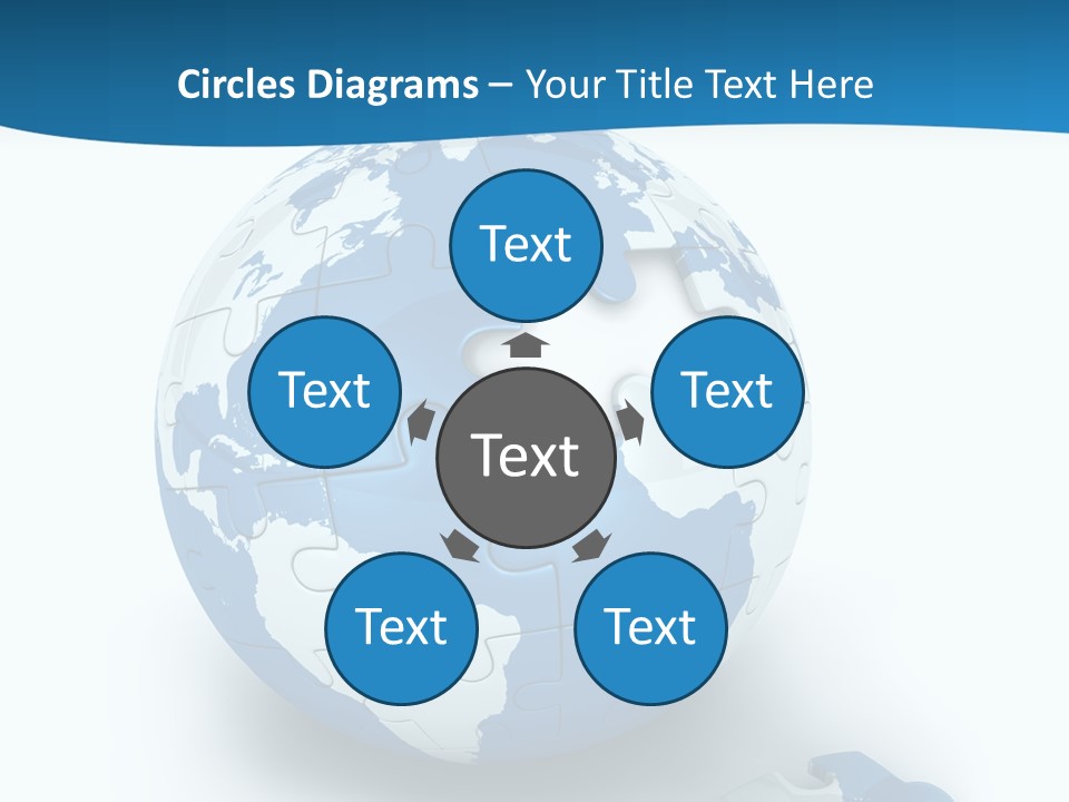 Organized Playing Puzzle PowerPoint Template