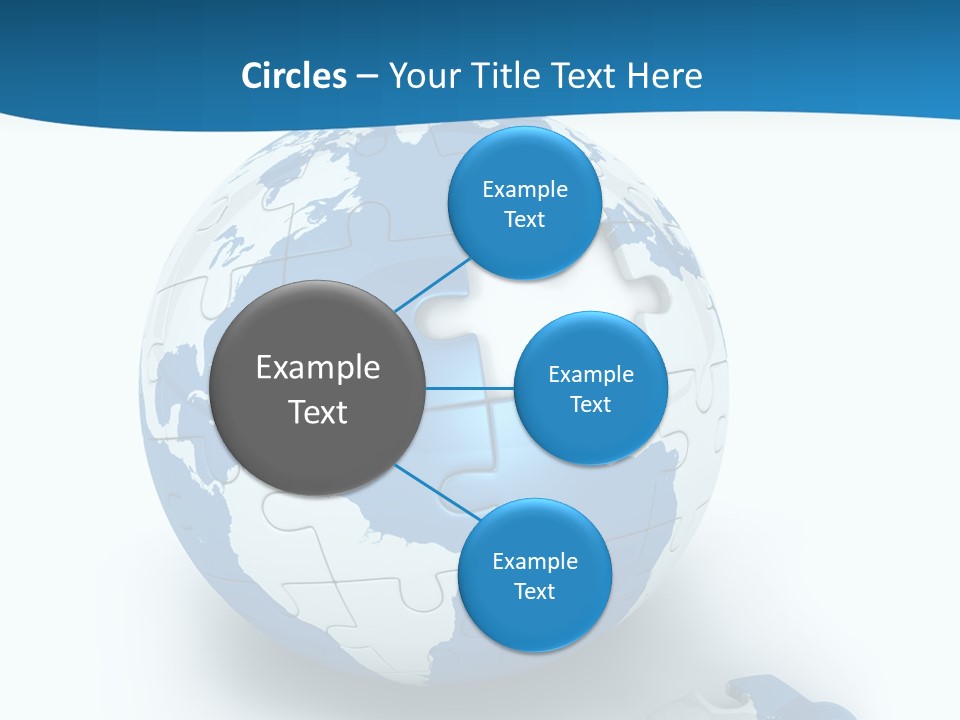 Organized Playing Puzzle PowerPoint Template