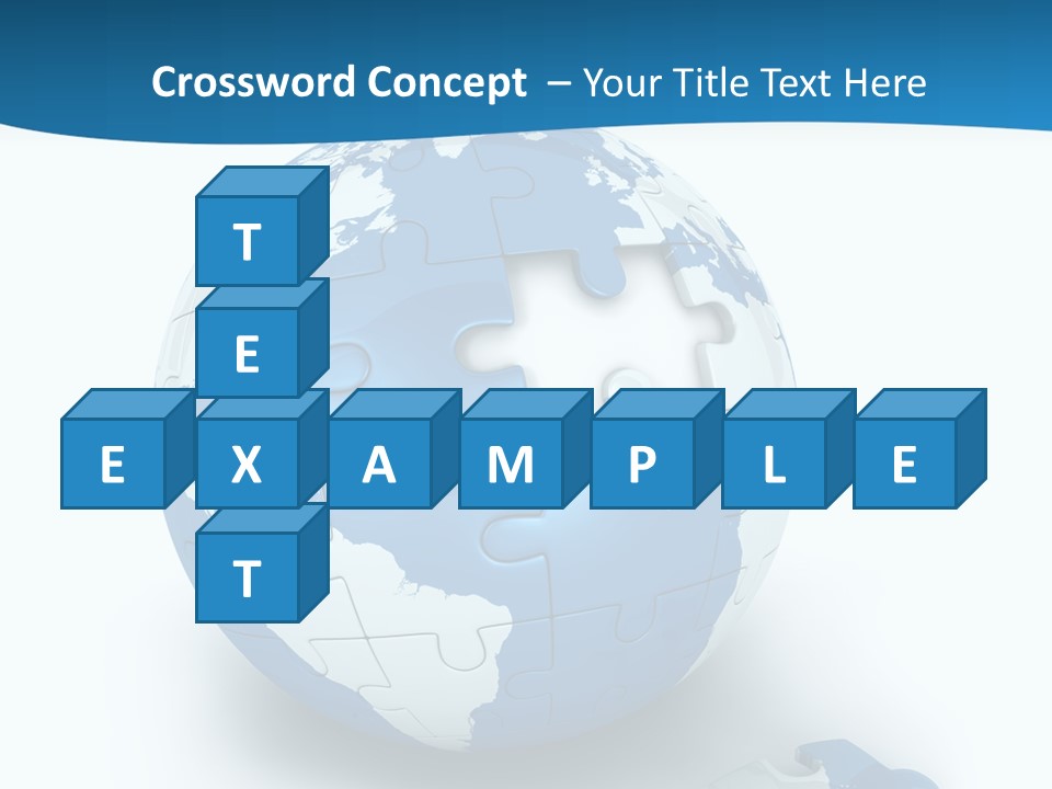 Organized Playing Puzzle PowerPoint Template