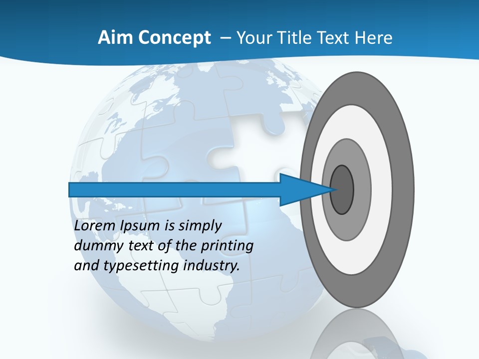 Organized Playing Puzzle PowerPoint Template