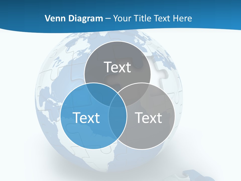 Organized Playing Puzzle PowerPoint Template