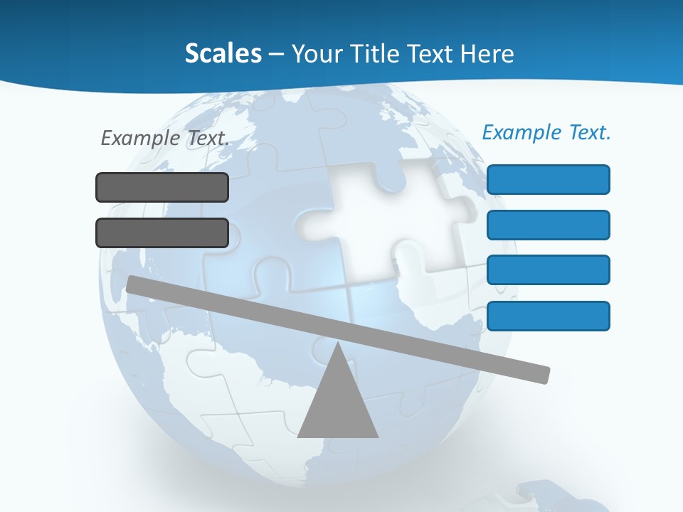 Organized Playing Puzzle PowerPoint Template