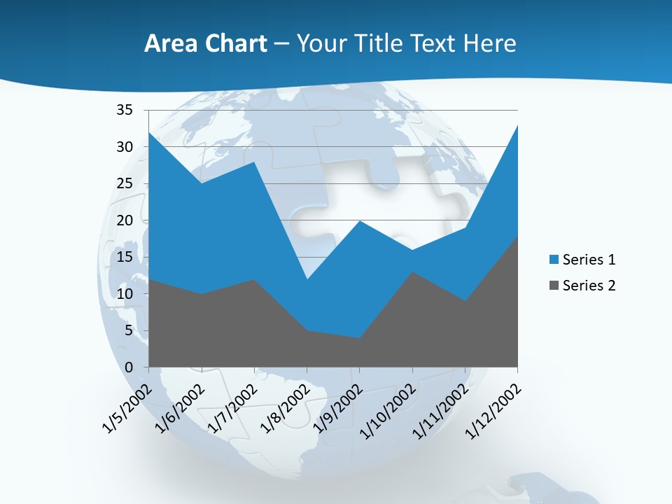 Organized Playing Puzzle PowerPoint Template