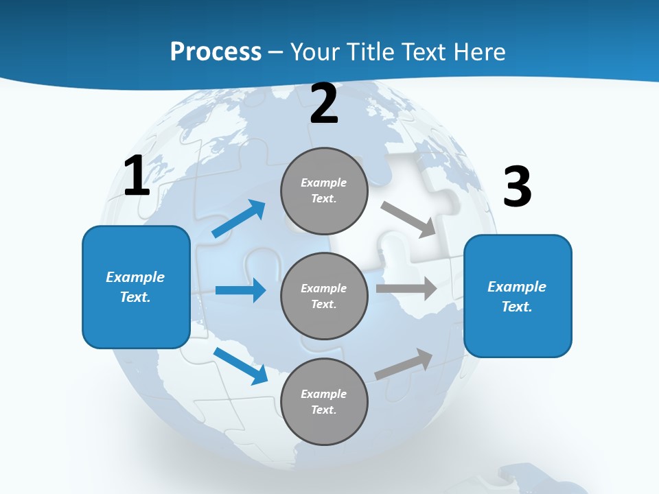 Organized Playing Puzzle PowerPoint Template