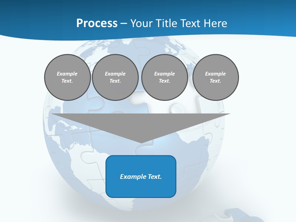 Organized Playing Puzzle PowerPoint Template