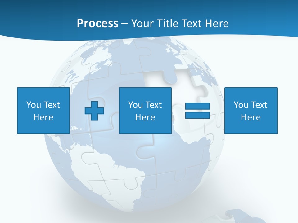 Organized Playing Puzzle PowerPoint Template