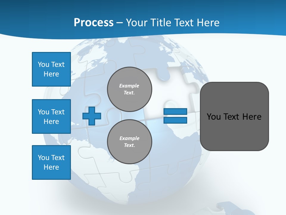 Organized Playing Puzzle PowerPoint Template