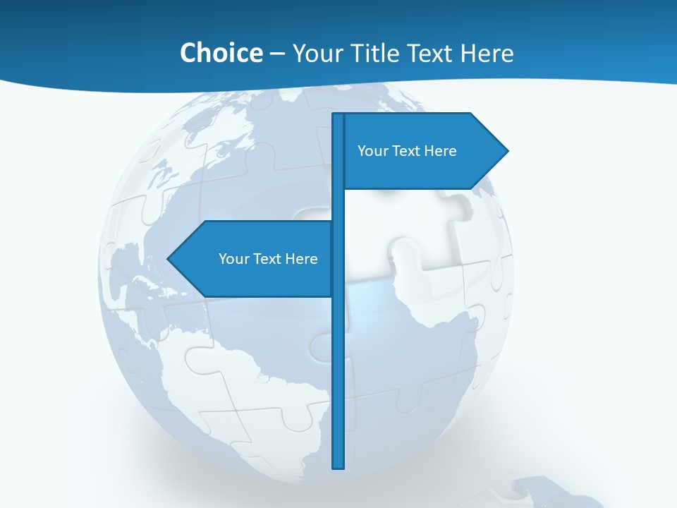 Organized Playing Puzzle PowerPoint Template
