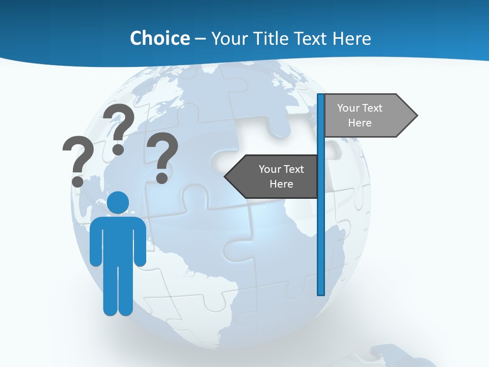 Organized Playing Puzzle PowerPoint Template