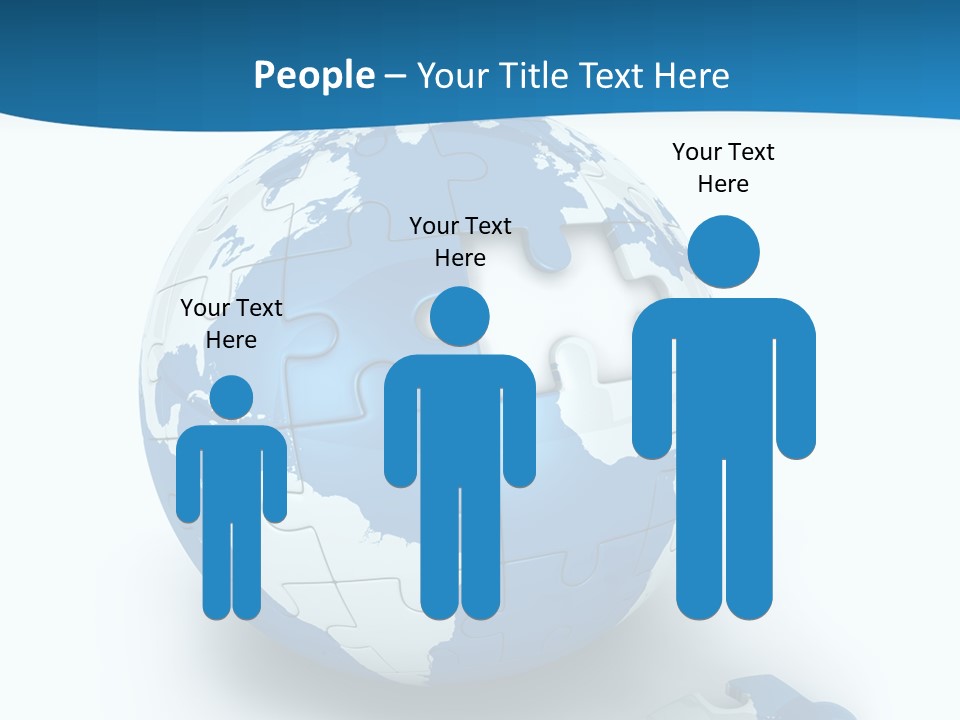 Organized Playing Puzzle PowerPoint Template