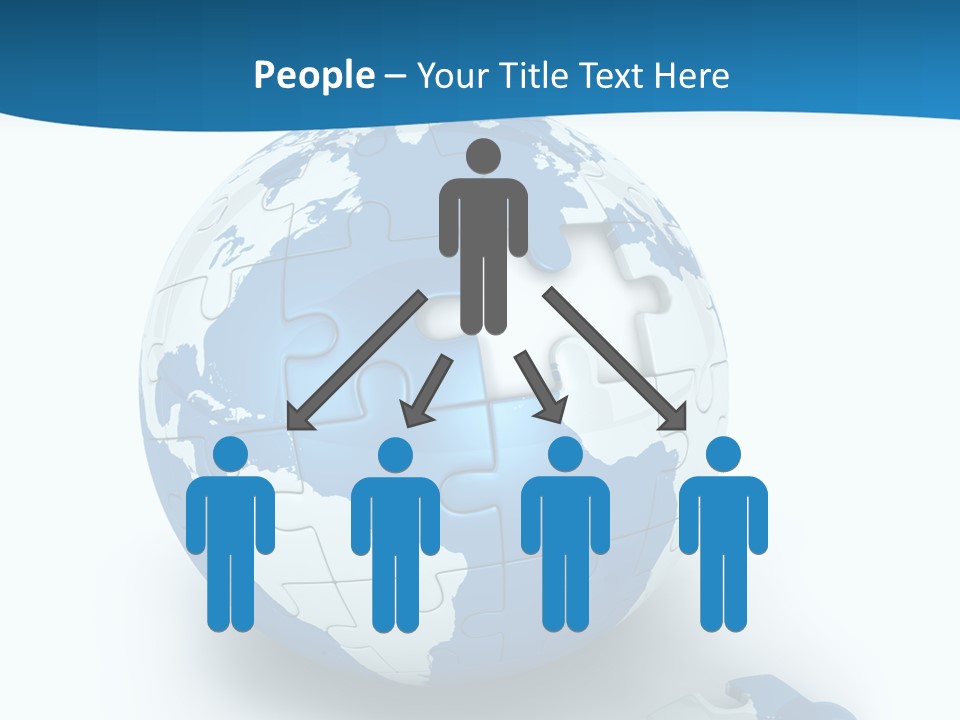 Organized Playing Puzzle PowerPoint Template