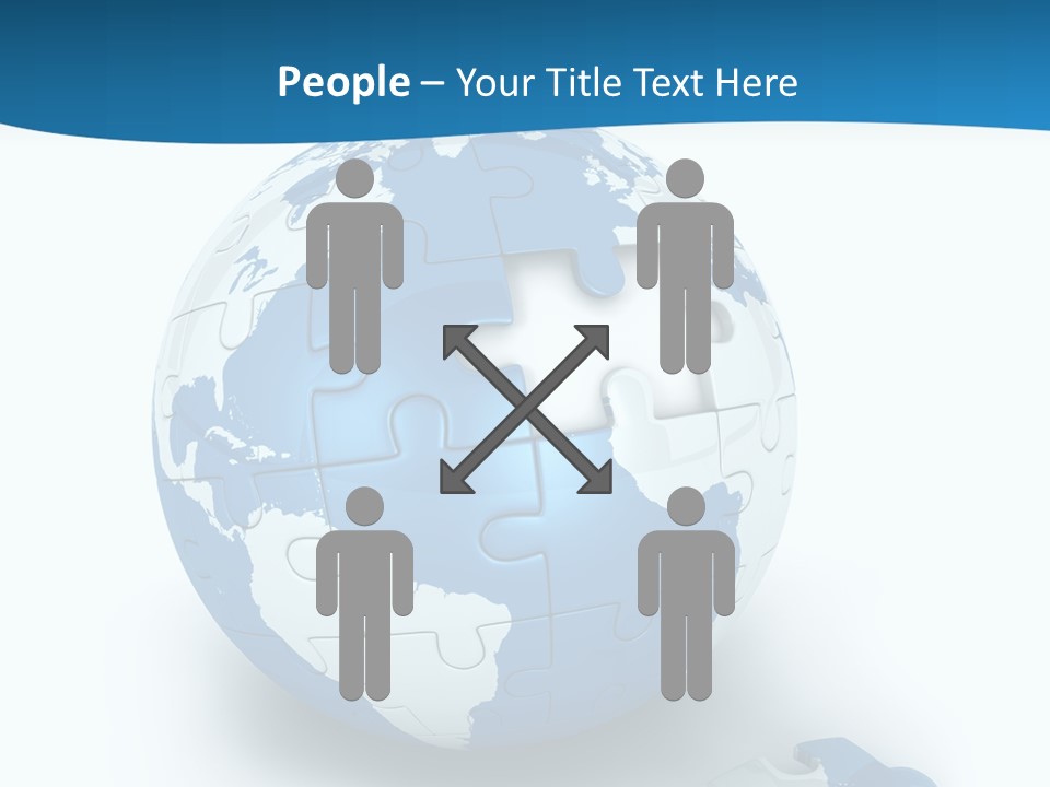 Organized Playing Puzzle PowerPoint Template