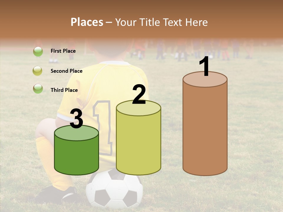 Leisure Game Goalie PowerPoint Template