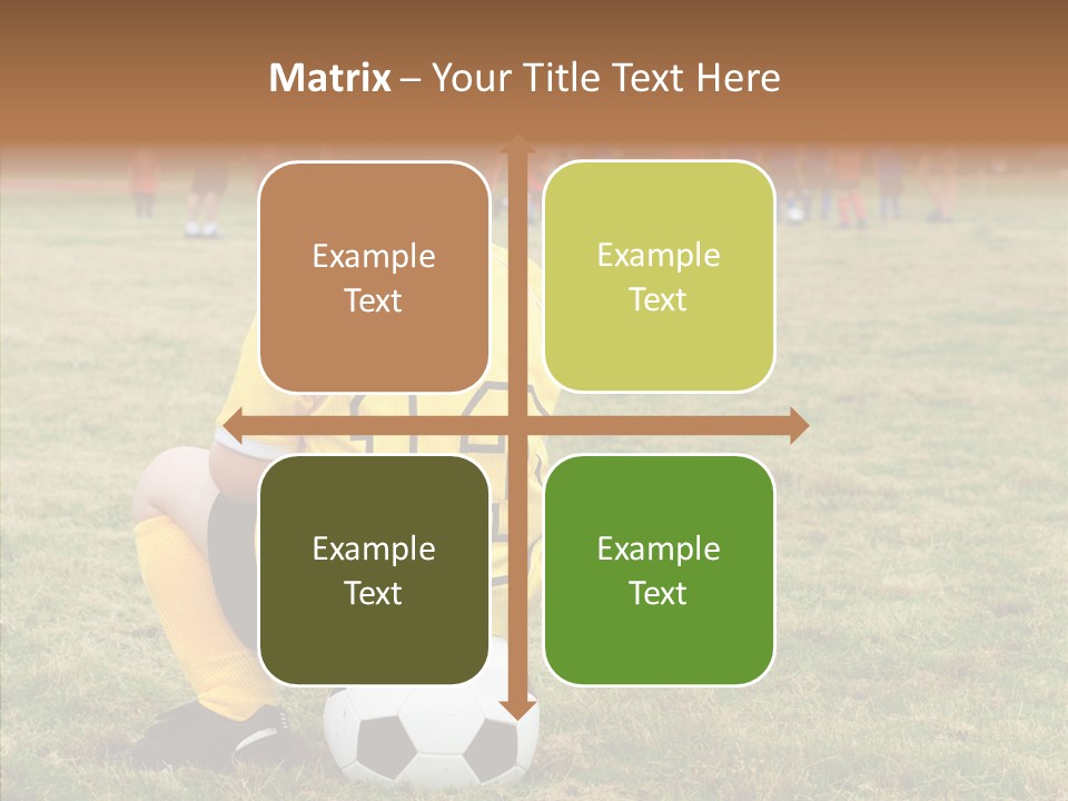 Leisure Game Goalie PowerPoint Template