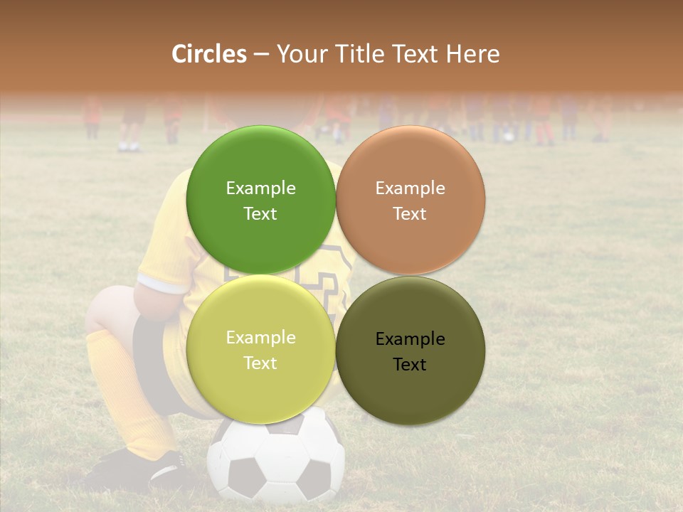 Leisure Game Goalie PowerPoint Template
