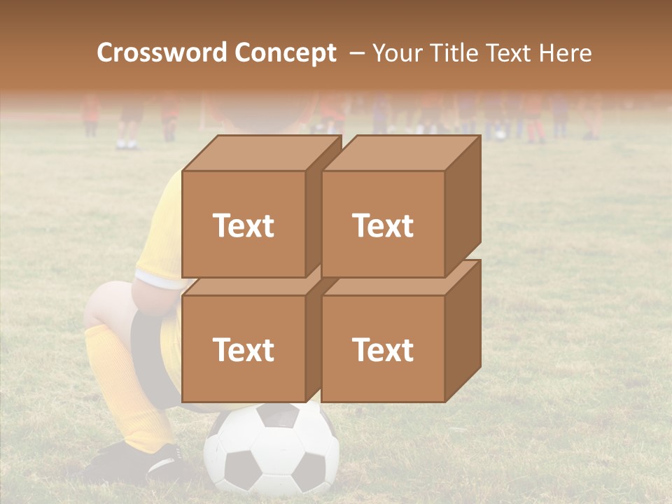 Leisure Game Goalie PowerPoint Template