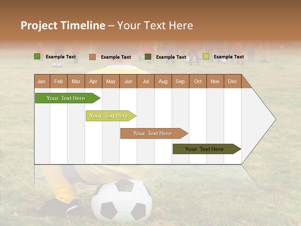 Leisure Game Goalie PowerPoint Template