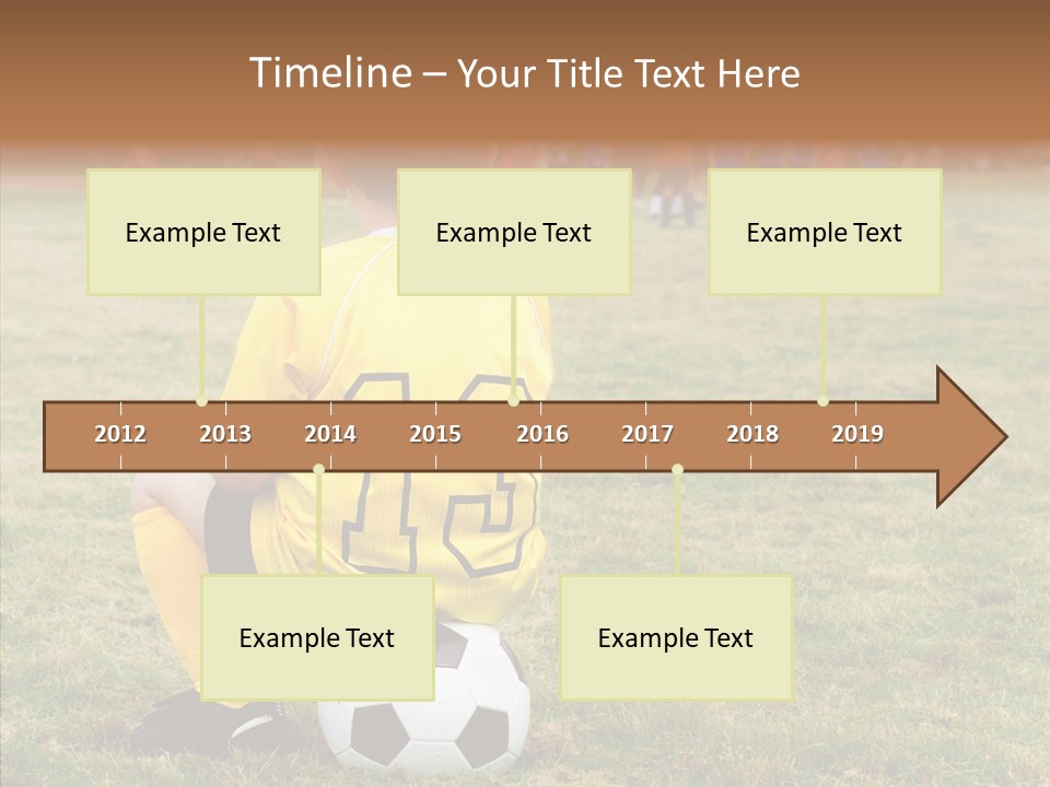 Leisure Game Goalie PowerPoint Template