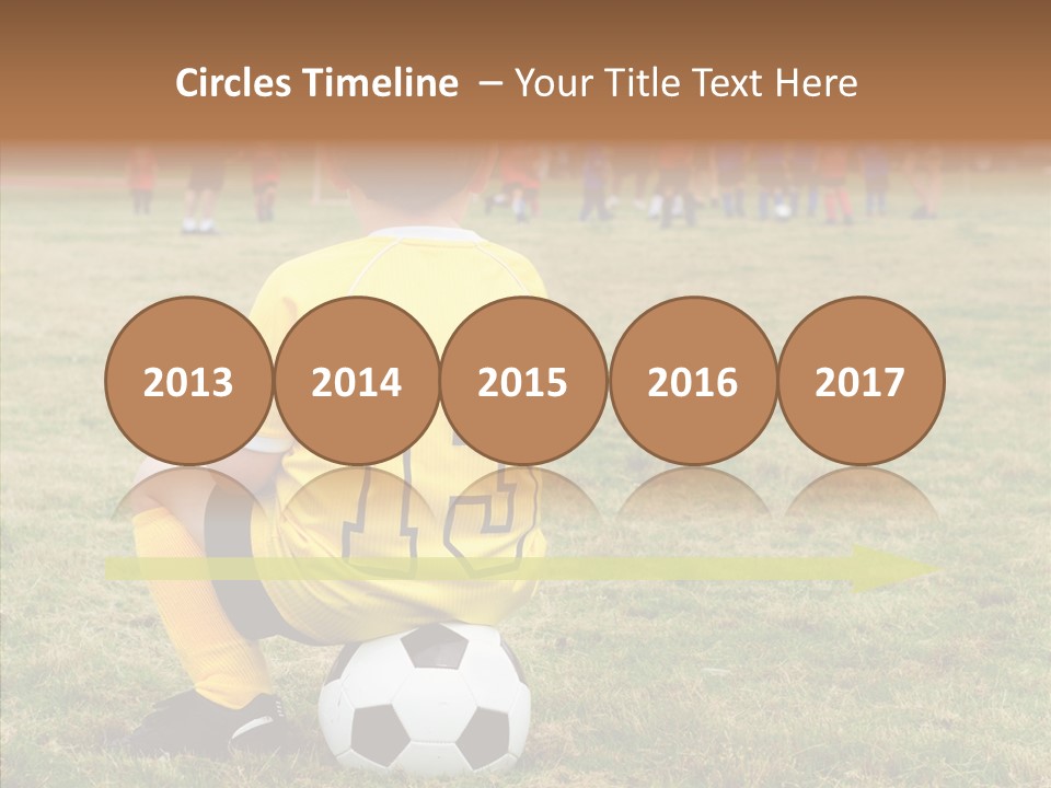 Leisure Game Goalie PowerPoint Template