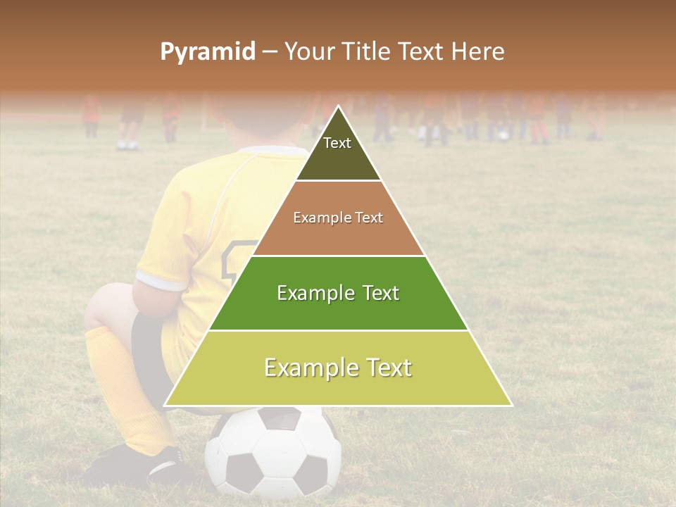 Leisure Game Goalie PowerPoint Template