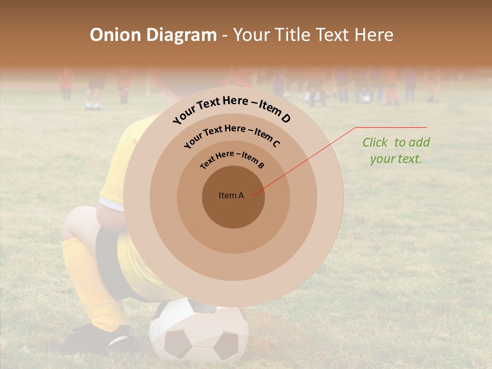 Leisure Game Goalie PowerPoint Template