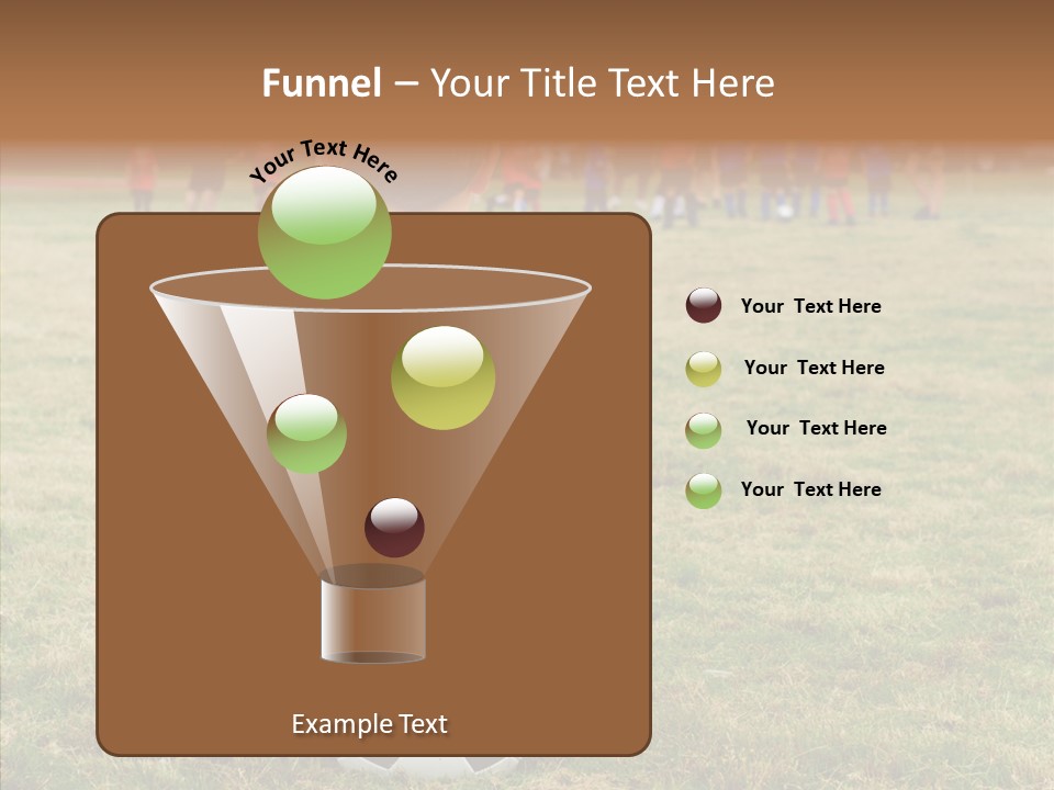 Leisure Game Goalie PowerPoint Template