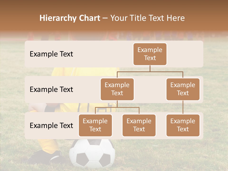 Leisure Game Goalie PowerPoint Template