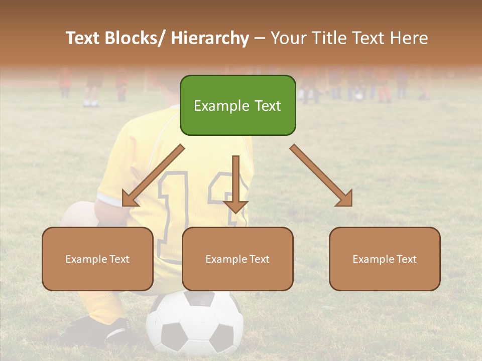 Leisure Game Goalie PowerPoint Template