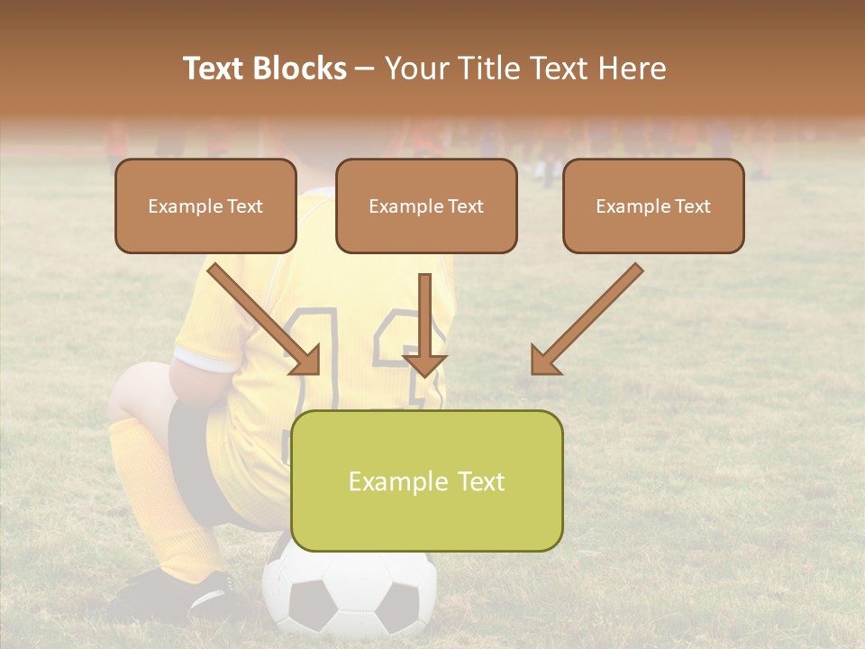 Leisure Game Goalie PowerPoint Template