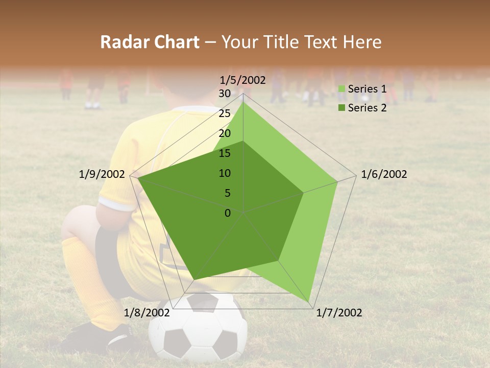 Leisure Game Goalie PowerPoint Template