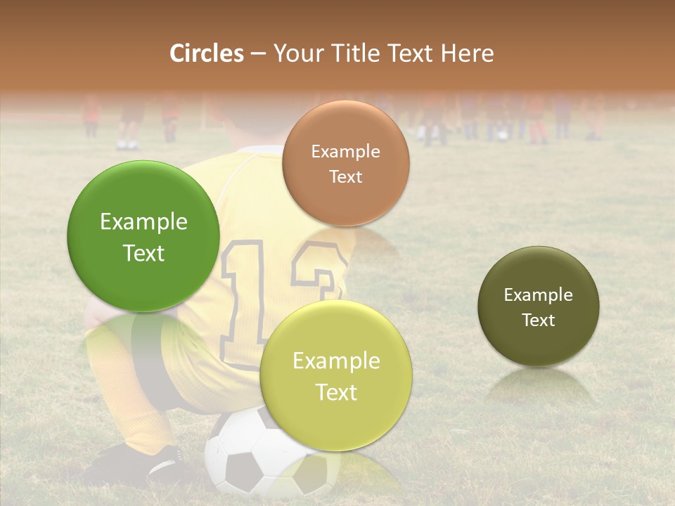 Leisure Game Goalie PowerPoint Template