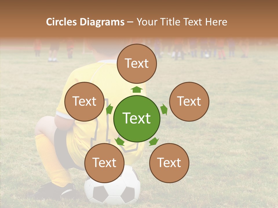 Leisure Game Goalie PowerPoint Template