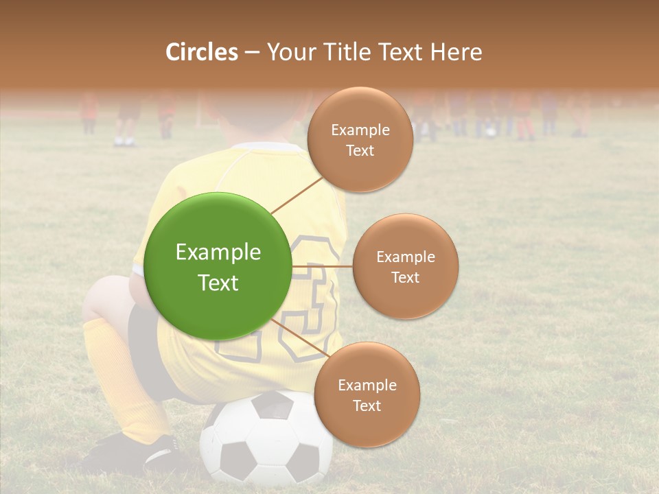 Leisure Game Goalie PowerPoint Template