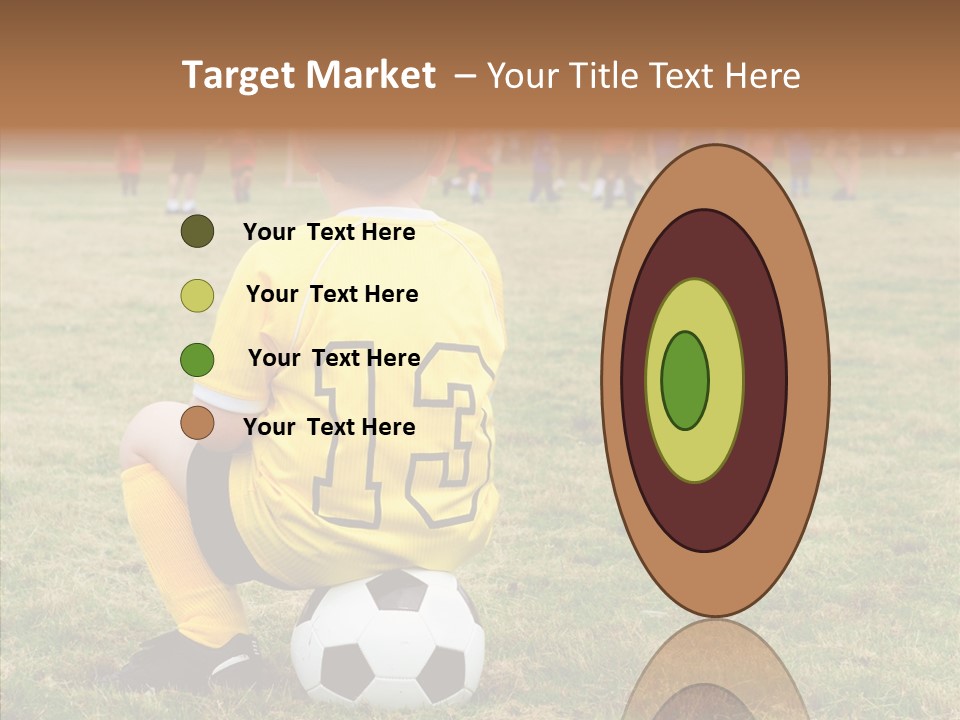 Leisure Game Goalie PowerPoint Template