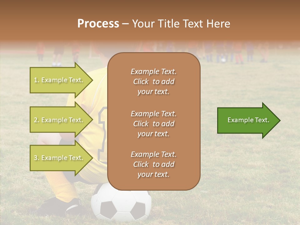 Leisure Game Goalie PowerPoint Template