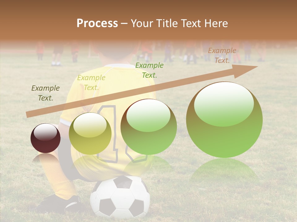 Leisure Game Goalie PowerPoint Template