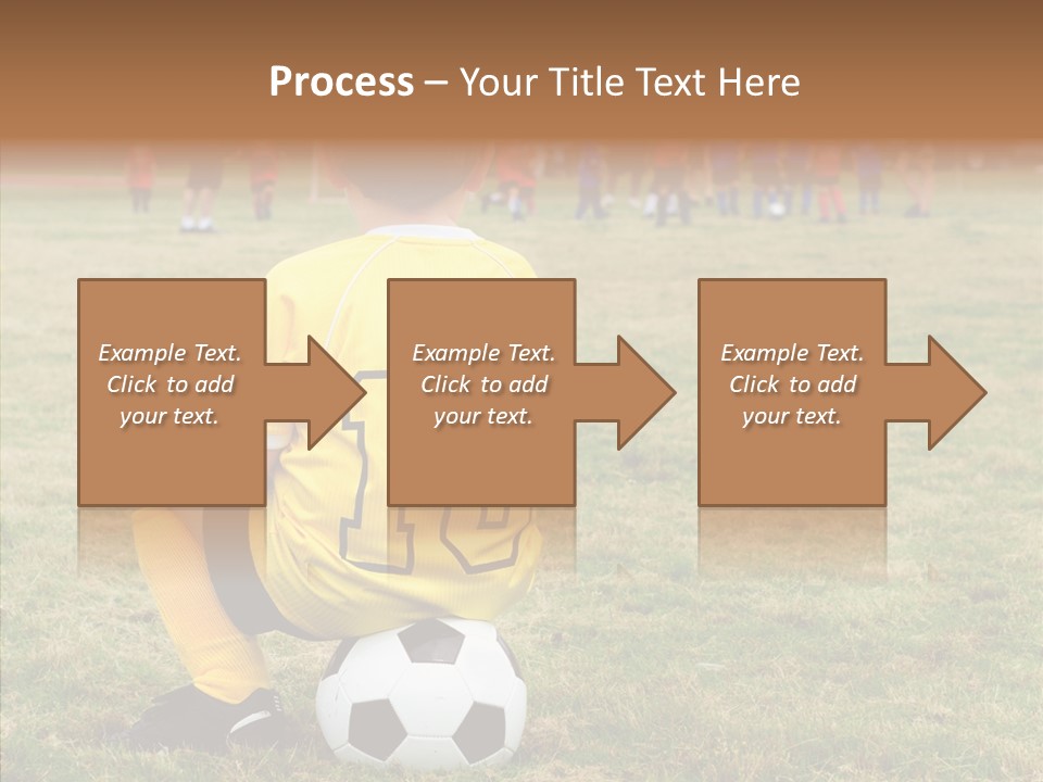 Leisure Game Goalie PowerPoint Template