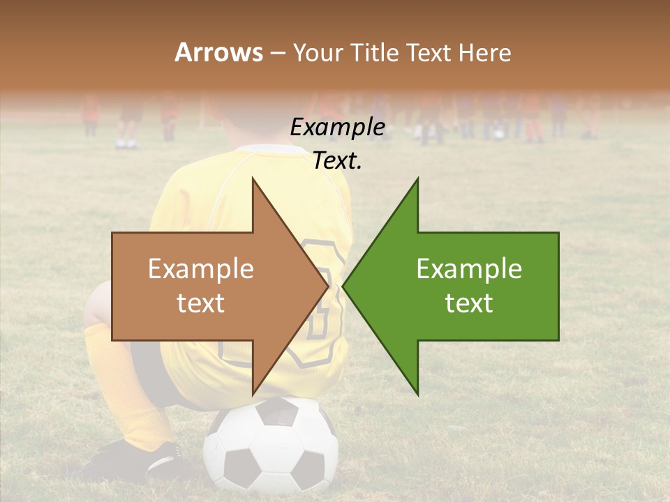 Leisure Game Goalie PowerPoint Template
