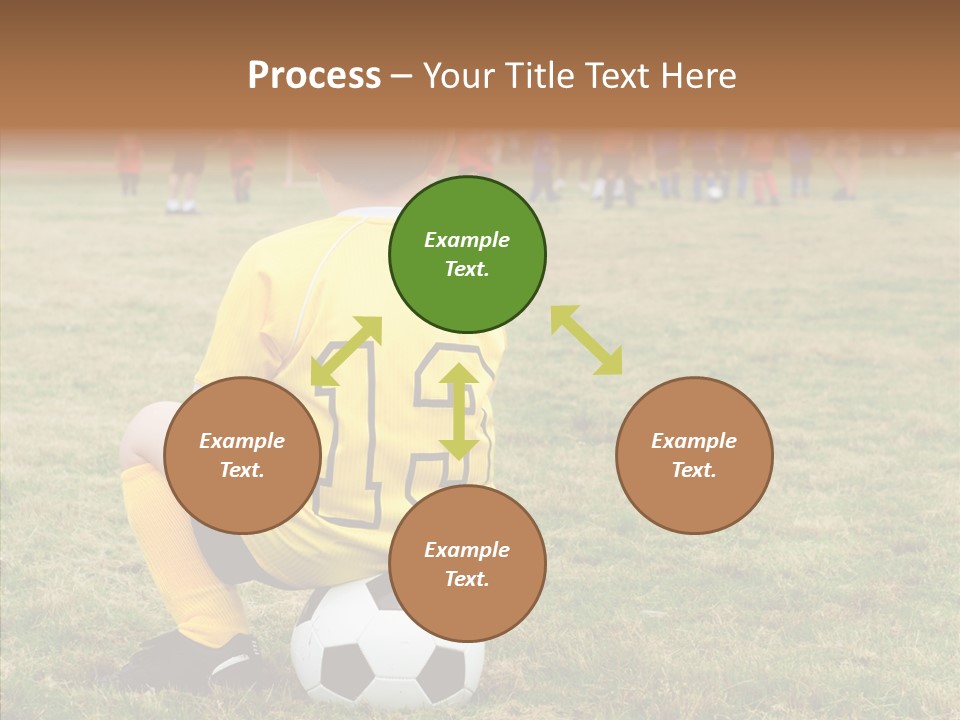 Leisure Game Goalie PowerPoint Template