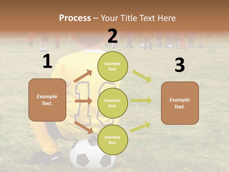 Leisure Game Goalie PowerPoint Template
