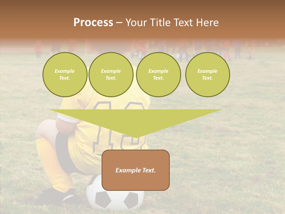 Leisure Game Goalie PowerPoint Template