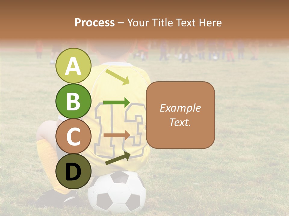 Leisure Game Goalie PowerPoint Template