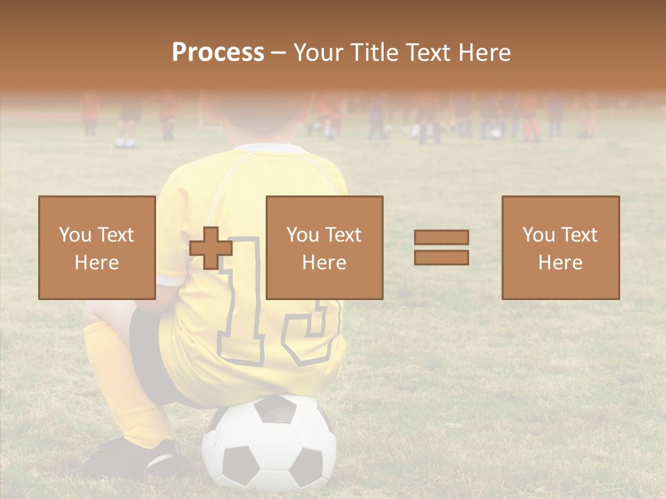 Leisure Game Goalie PowerPoint Template