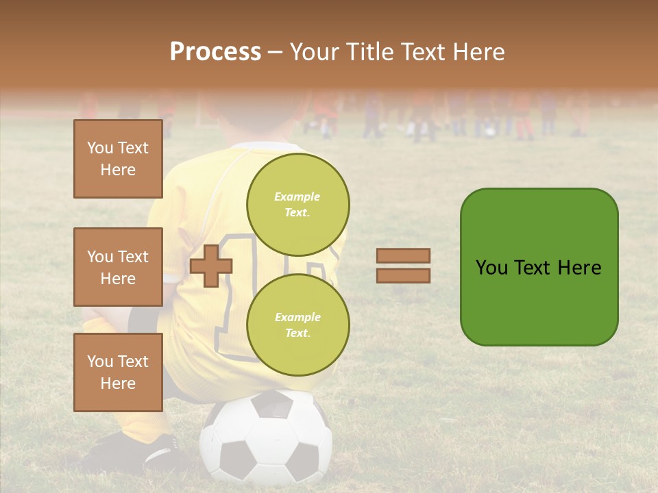Leisure Game Goalie PowerPoint Template