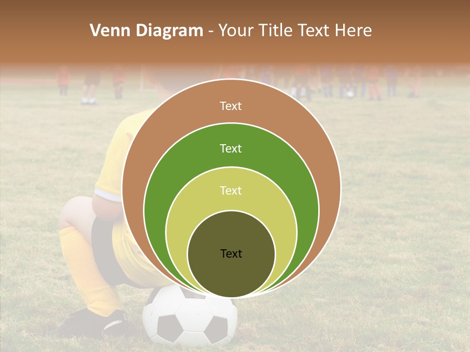 Leisure Game Goalie PowerPoint Template