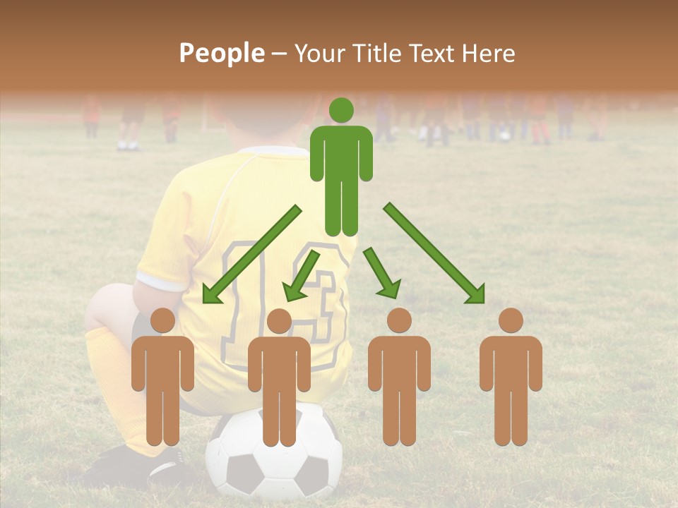 Leisure Game Goalie PowerPoint Template